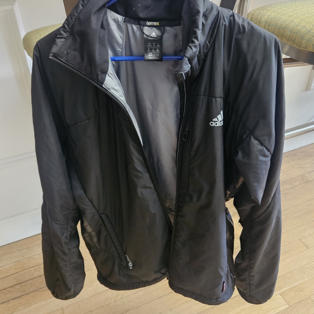 Adidas Black Performance Jacket Sleek Lightweight… - image 3